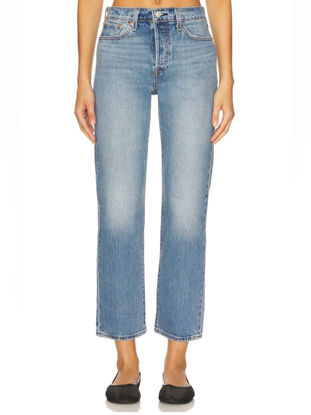 Women’s Classic Levi’s High-Rise “Straight wedgie” fit Jeans Light Blue 29